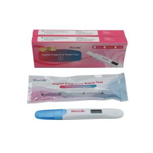 Buy cheap 510k CE ANVISA Digital Pregnancy Test Kit OEM 10mIU/mL from wholesalers