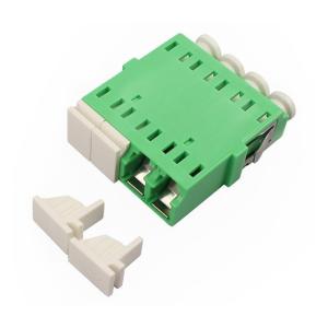Buy cheap Green Singlemode LC Quad Adapter Customized Mounting Without Flange from wholesalers