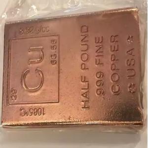 800-2500mm Red Copper Alloy Ingot Satisfactory With Smooth Surface Brass 99.99%