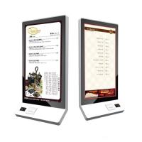 Buy cheap 32 Inch Wall Mounted Touch Screen Kiosk Food Self Service Kiosk Bulit In POS System product