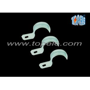 Pre - Galvanized One Hole Strap EMT Conduit And Fittings Unthreaded