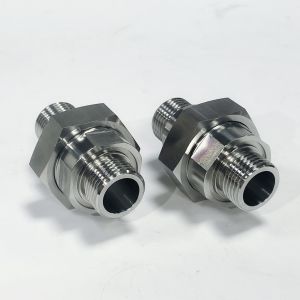 Buy cheap CNC Precision Stainless Steel High-Pressure Double Male Thread Union | Fully Welded Check Valve from wholesalers