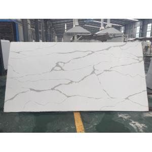 Buy cheap Environmental Friendly Calacatta Quartz Countertops With Grey Vein Low product