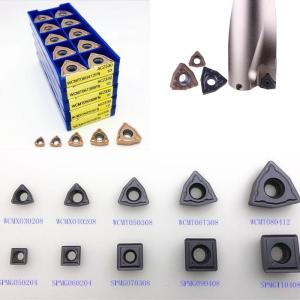 Tungsten Carbide U Drill Inserts with PVD / CVD Coating Steady And OEM Service