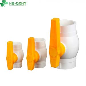 Buy cheap Low Temperature Professional OEM White DIN/BS/ANSI From 1/2" to 4" Compact PVC Ball Valve from wholesalers