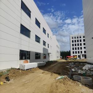 Modern Prefabricated Steel Structure Building With PU Sandwich Panel