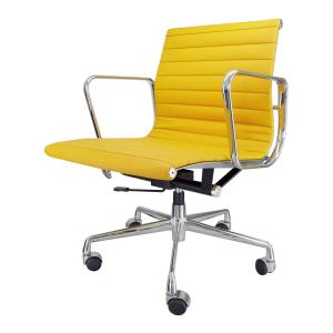 Buy cheap Professional Yellow Leather Desk Chair , Ergonomic Executive Chair Non Folded from wholesalers