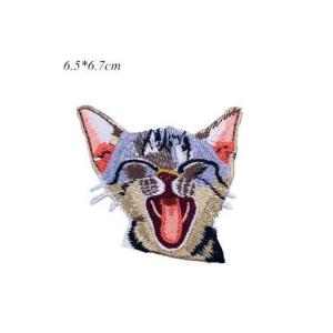 Buy cheap Cute embroidery cat patch hot fix embroidery patch product