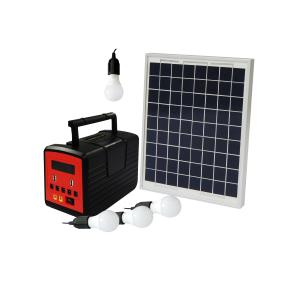 Buy cheap Mini 10W 12V Solar Portable Generator Best Solar Panel Power System With FM Radio and Mp3 Play Function For No-Electrici from wholesalers