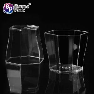 Buy cheap New style high quality transparent disposable plastic 60ml hexagon cup from wholesalers