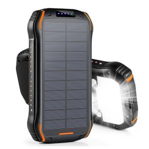 Buy cheap 26800mAh Portable Solar Powerbank With Wireless Function IPX7 Waterproof from wholesalers
