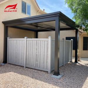 China Customized Color Aluminum Retractable Pergola For Wall-Mounted Installation on sale