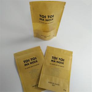 Buy cheap 120mic Brown Biodegradable Kraft Paper Bag MOPP With Window from wholesalers