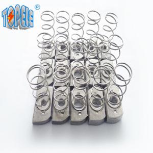 Buy cheap Pre Galvanized Steel M6 Long Spring Channel Nut from wholesalers