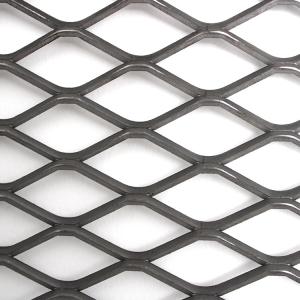 Buy cheap Black Iron Steel Raised Expanded Metal Flattened Expanded Metal For Construction and Walkway from wholesalers