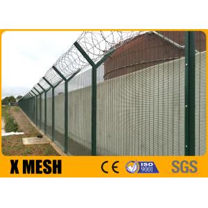 Buy cheap Assembled Corrosion Resistance Anti Climb Prison Fence Hot Galvanized High Security Mesh from wholesalers