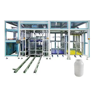 Buy cheap Full Auto Empty Bottle Palletizer System For Stacking Empty Plastic Container product