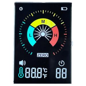 Buy cheap OEM ODM Black Background VA LCD Display Hygrometer Thermometer Display from wholesalers