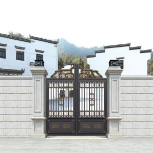 Buy cheap Compound Wall Aluminium Fence Gate Security Electric Lightweight OEM from wholesalers