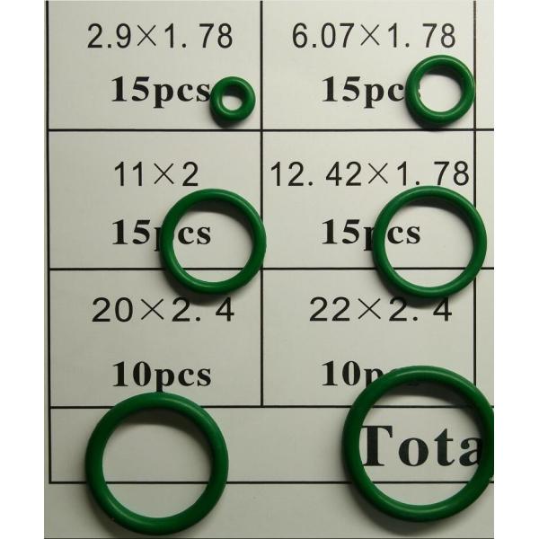 Quality universal oring o-ring Green black Purple NBR75G REEN R134A air conditioning O-Ring for sale