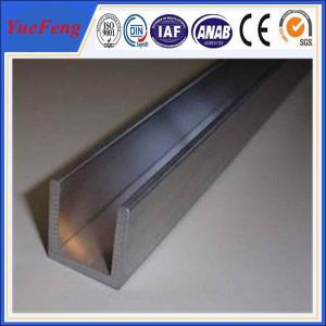 China Mill Finished Aluminum Extrusion Channel Frame Profiles T5/T6 Temper on sale
