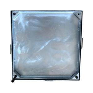 Buy cheap T2.50mm Galvanized Manhole Cover , Manhole Lid High Load Strength from wholesalers