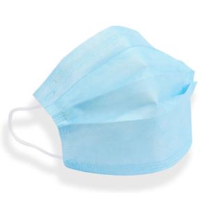 Fluid Resistant Foldable Face Mask , Non Irritating 3 Ply Non Woven Fabric Mask