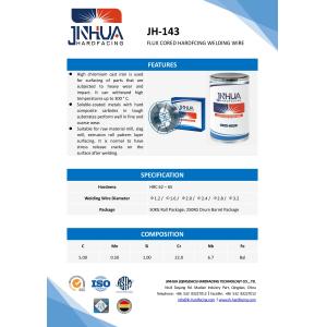 Buy cheap High Chromium Cast Iron JH-143 Flux Cored Hardfacing Welding Wire For Raw Material Mill, Slag Mill from wholesalers