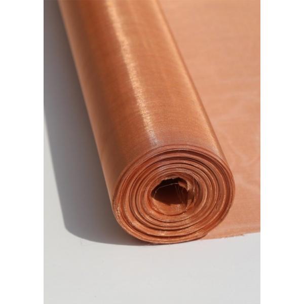 Quality Alkali Resistant Copper Wire Mesh Roll With Strong Tensile Strength for sale