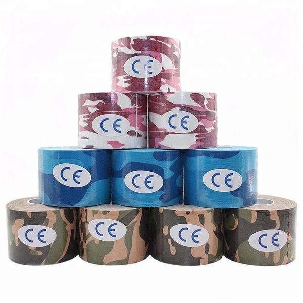 Quality Easy To Use Skin Friendly Kinesiology Printed Athletic Tape 10cm for sale