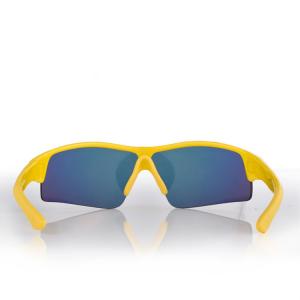 Yellow Color Polarized Sunglasses Interchangeable PC Lens Anti Slip Silicone Arm