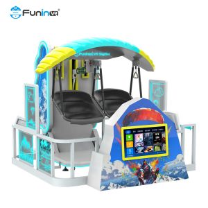 Buy cheap Funin Vr Motion Control 6 seats 9D VR Skydive Dual Player Motion Simulator with Wind & Water Effects from wholesalers