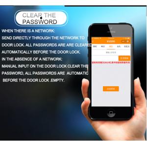 Red Bronze Mifare Card Door Lock Card Key System Lock Design With Panel