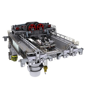 Quality Four Beams Double Trolley Foundry Crane 80 Ton High Temperature Resistance for sale