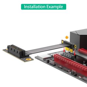 Buy cheap High Quality PCI-e PCI Express 36PIN 1X Extension Cable With Gold-plated Connector from wholesalers