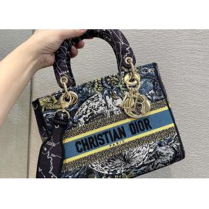 China Retro Tote Single Shoulder Bag 24cm Length With Exquisite Embroidery on sale