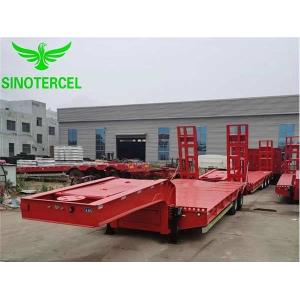 Removable Gooseneck Semi Trailer 70 Tons Gooseneck Skeletal Trailer