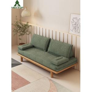 Buy cheap Novelty Foldable Shrinkable Custom Sofa Bed Green Linen Environmental Friendly from wholesalers
