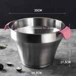 Buy cheap Wine Ice Tubs 17.5cm Height Stainless Steel Drinking Bucket from wholesalers