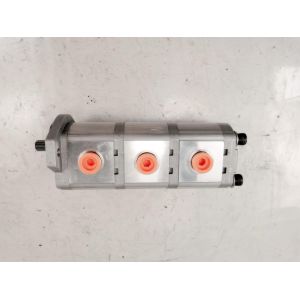 China 12+12+10 10T R Thread Hydraulic Pump Steel and aluminum alloys  160kPa-250kPa Middle and high pressure external meshing gear pump Hydraulic Pump Heavy Machinery on sale