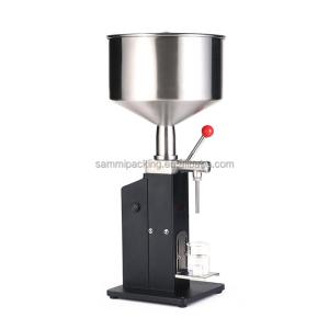 Buy cheap Manual A03 Honey Cream Cosmetic Paste Lotion Oil Sausage Lip Gloss Liquid Filling Machine from wholesalers