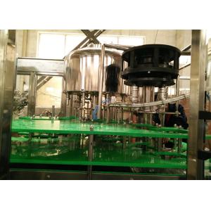Fruit Juice Processing Juice Filling Machine , PCL Touch Screen Bottling Juice