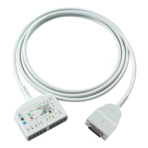 Buy cheap OD6mm 2.2M EKG Trunk Cable Compatible with Mortara Burdick 1600 300 3100 400 6100 800 from wholesalers