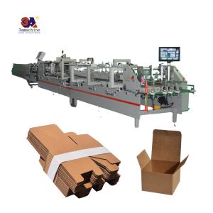 Buy cheap PLC Core Components 3a Pasting Machine corrugated box pasting machinfolder glu machine from wholesalers