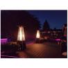 Buy cheap Outdoor silver 2270mm H wheel design swim pool gas real fire heaters with tilt protect device from wholesalers