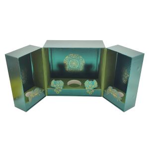 Custom Design Luxury Double-Door Cosmetic Packaging Box with 3-7 Days Sample
