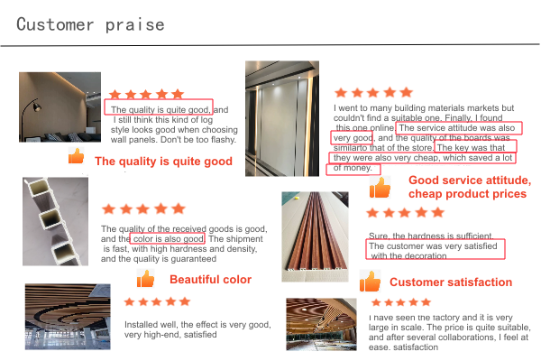 Modern Simplicity ISO Certified WPC Laminated Fluted Flat Wall Panel for Indoor Fence