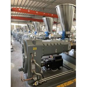 Buy cheap Rigid PVC Conical Screw Extruder , Plastic Twin Screw Machine from wholesalers