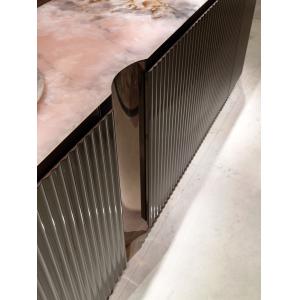 Buy cheap Luxury Stainless Steel Console Table ODM OEM Marble Top Sideboard from wholesalers