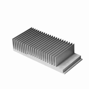 Buy cheap Black Anodized 6063 Aluminum Extruded Heat Sink Profiles High Density from wholesalers